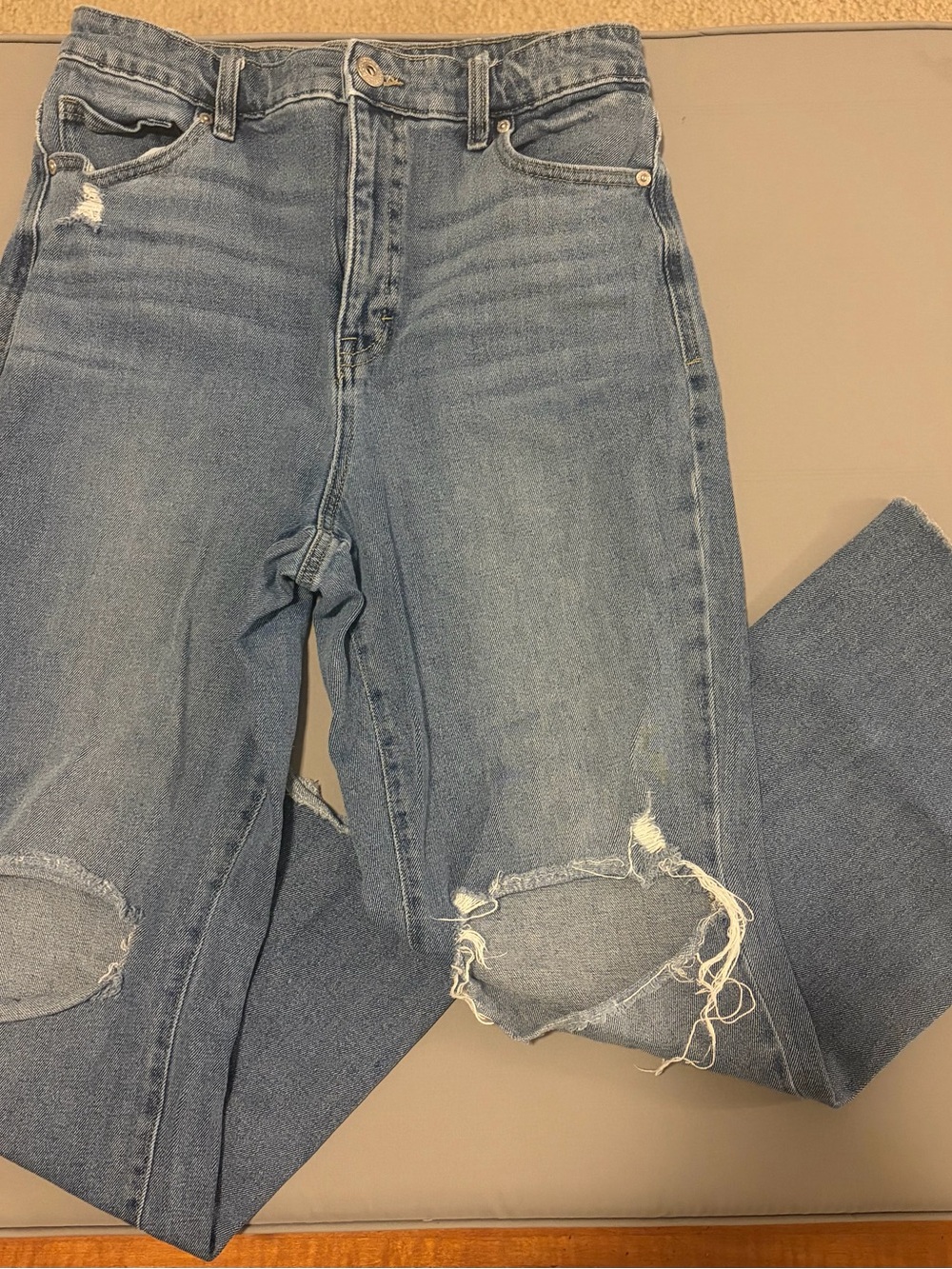 Style & Co. Light Blue Distressed Skinny Jeans